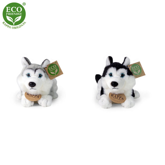 Plush Husky dogs asst. 17cm DISPLAY