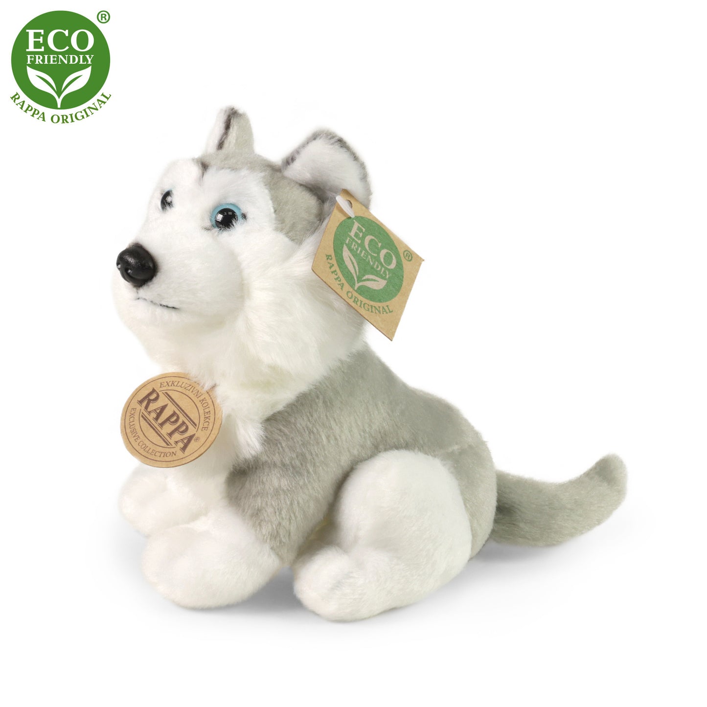 Plush Husky dogs asst. 16cm DISPLAY