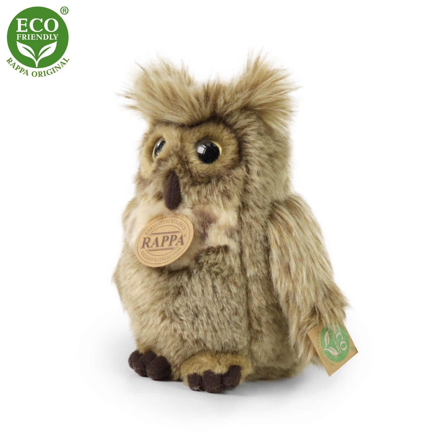 Plush eagle owl 17 cm