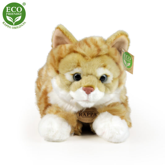 Plush brown tabby cat 40 cm
