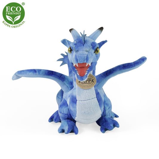 Plush blue dragon 40 cm