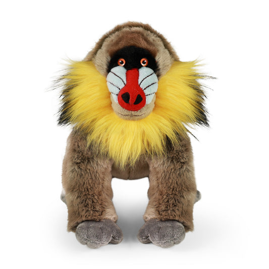 Plush Monkey Mandrill 28 cm