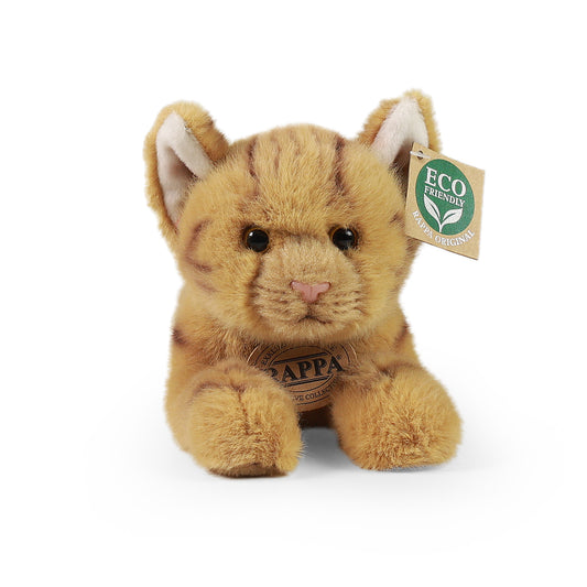 Plush brown cat 20 cm