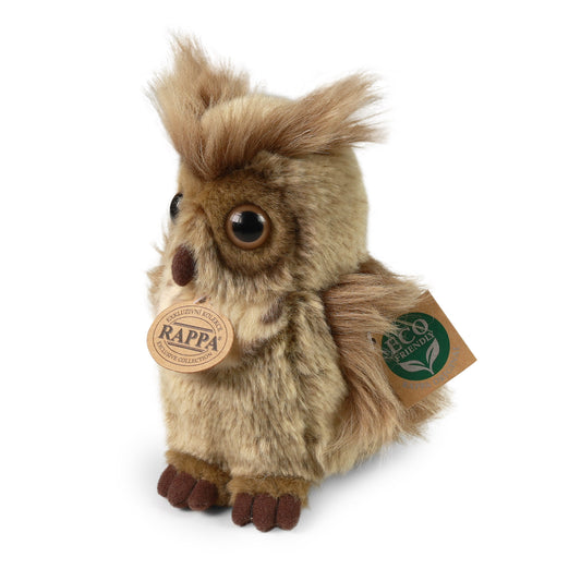 Plush great horned owl 16cm