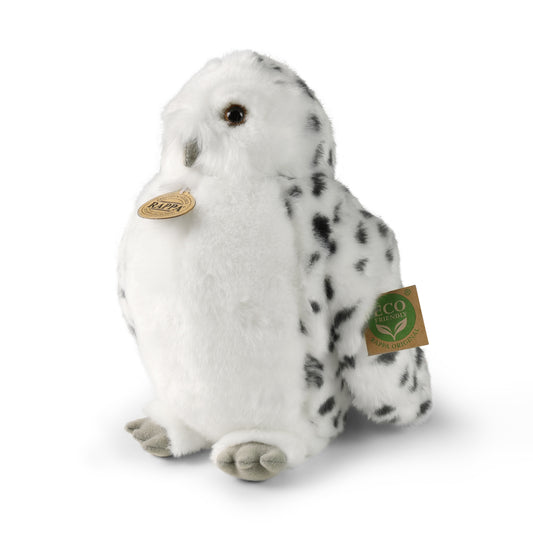 Plush white owl 28 cm