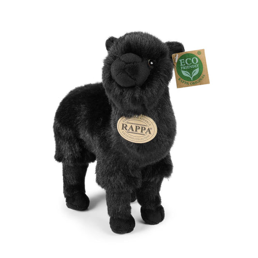 Plush black llama 23 cm