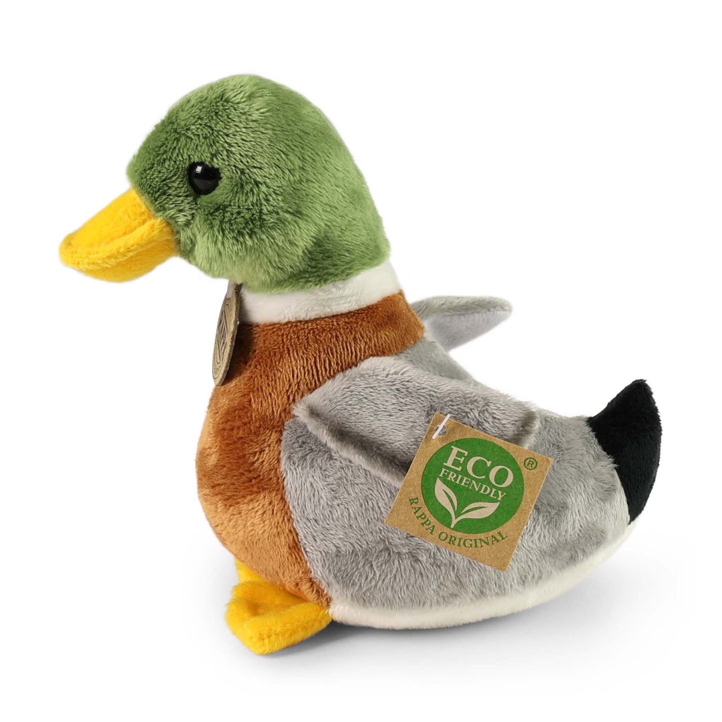 Plush mallard duck 21 cm ECO-FRIENDLY