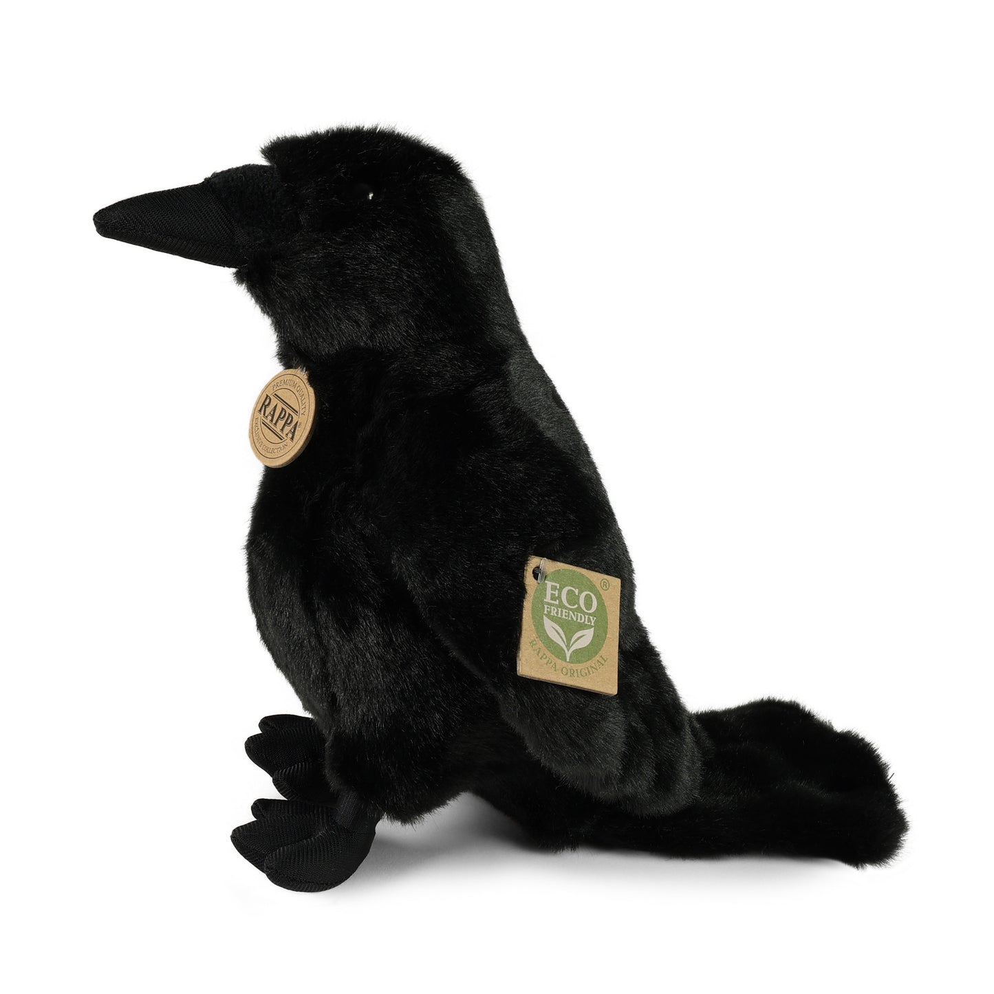 Plush crow 25 cm ECO-FRIENDLY