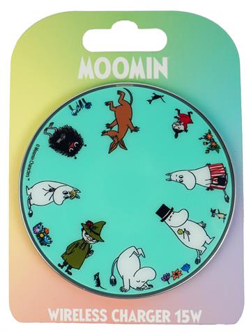 Moomin Wireless Charger turquoise 15W