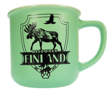 Discover Finland Mug Green FIN