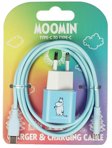 Moomin Moomintroll Charger Set USB-C 20W