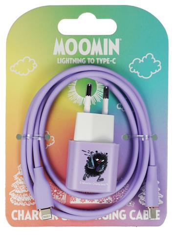 Moomin Stinky Charger Set Lightning 20W