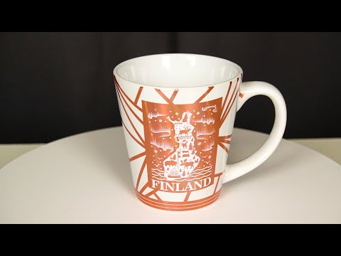 Rosegold Mug Map Black FIN
