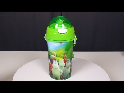Moomin 3D Bottle Moomin Family Forest Green