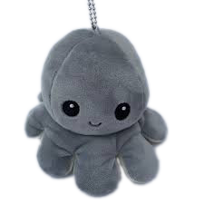 Mood Octopus Plush 10cm Plush Clip