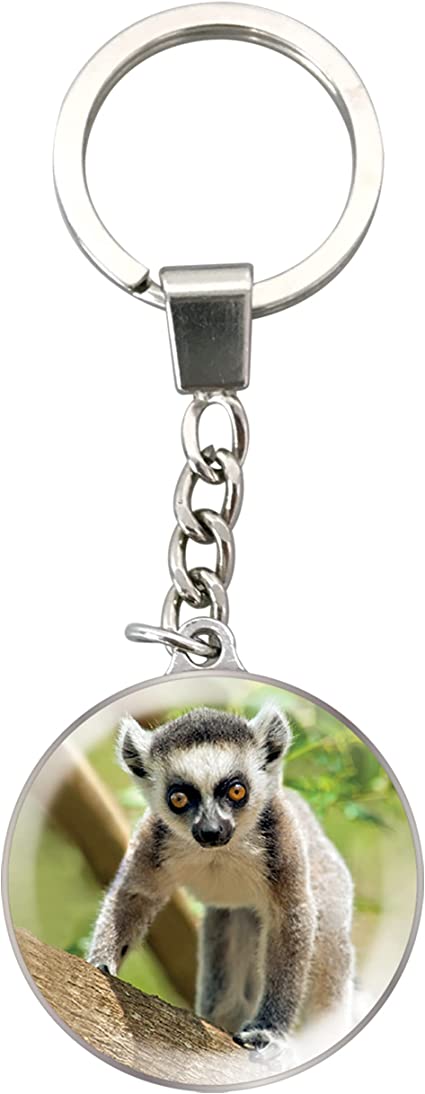 Magnidome Keychains - Ring-Tailed Lemur