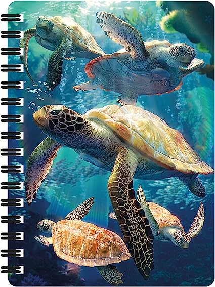 3D LiveLife Jotters - Sea Turtle Swim