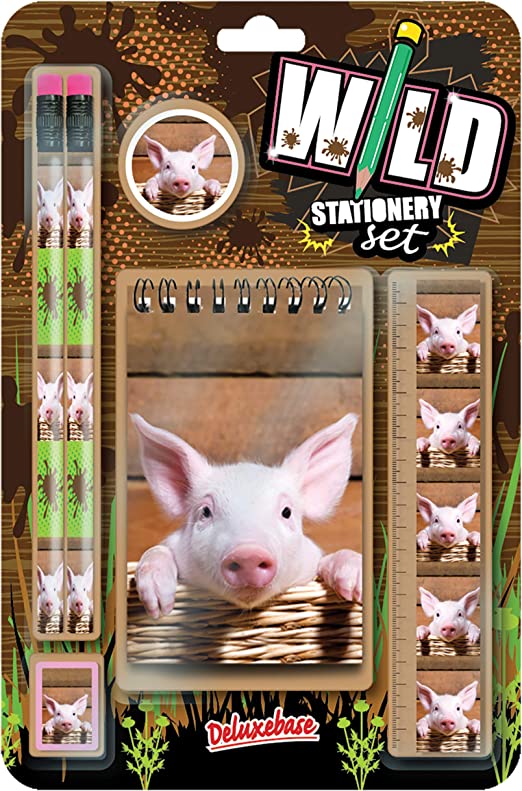 Wild Stationery Set - Pig