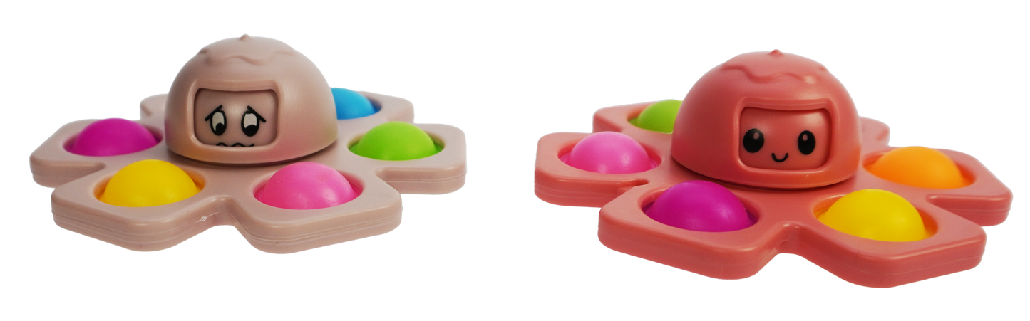 Fidget Pop It Spinner Octopus