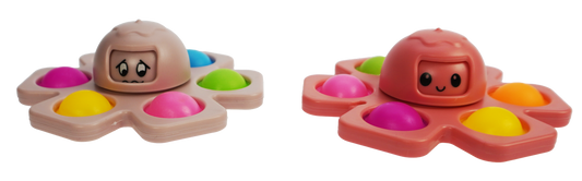 Fidget Pop It Spinner Octopus