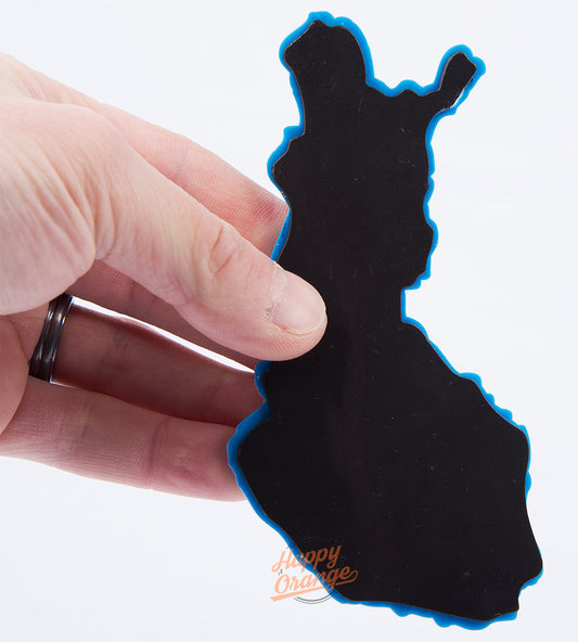 Finland Map Rubber Magnet FIN LAP