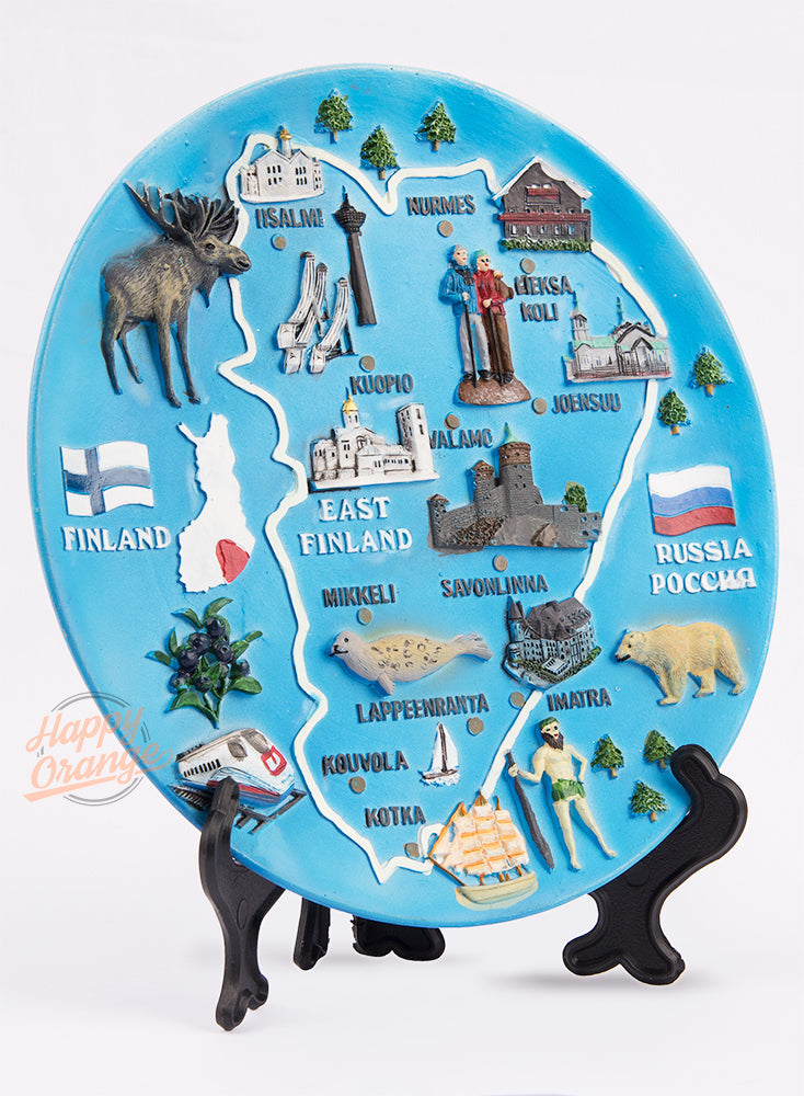 Eastern Finland Ceramic Plate