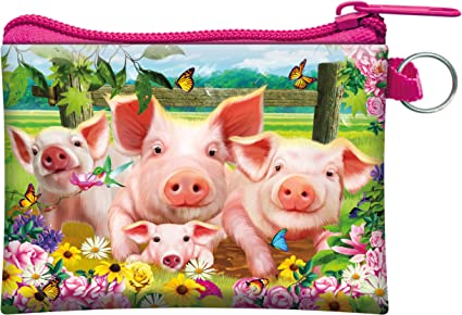 3D LiveLife Coin Purse - Pig Pen