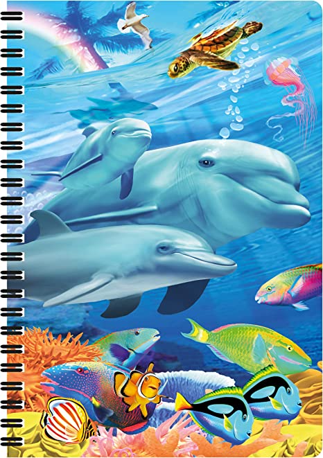 3D LiveLife Notebooks - Dolphin Family