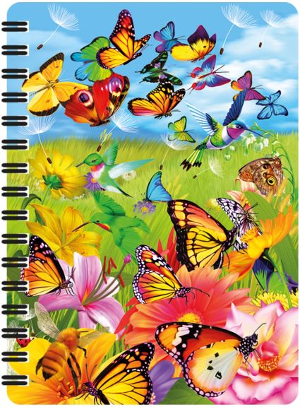 3D LiveLife Jotters - Butter Flutter