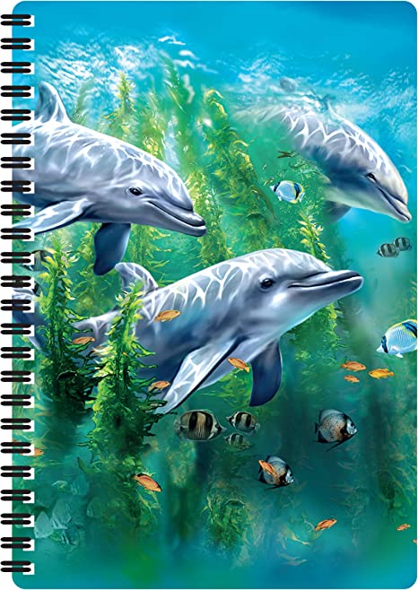 3D LiveLife Notebooks - Dolphin Kelp Bed