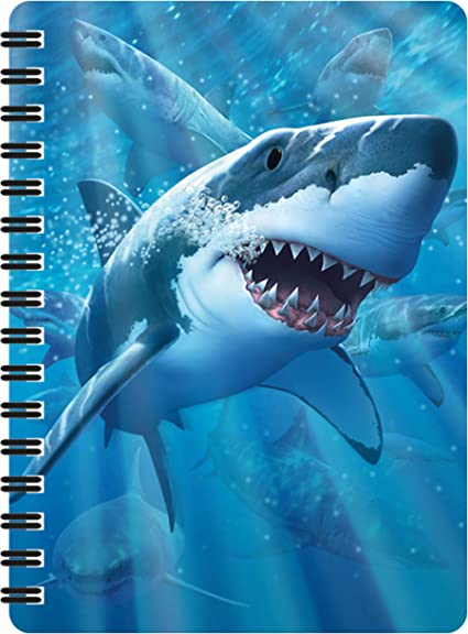 3D LiveLife Jotters - Great White Delight
