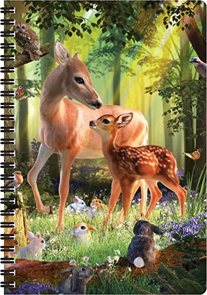 3D LiveLife Notebooks - Deer at Dawn