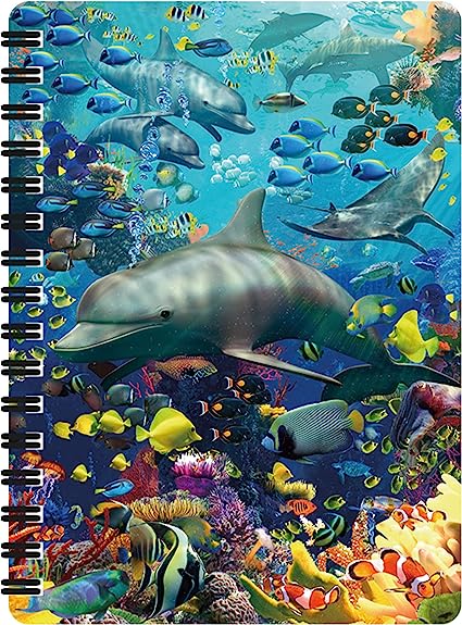 3D LiveLife Jotters - Dolphin Delight
