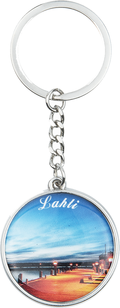 Lahti Keychain Round Nightly Vesijärvi