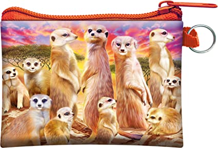 3D LiveLife Coin Purse - Cool Meerkats