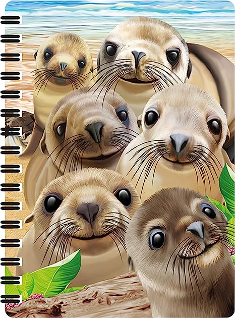 3D LiveLife Jotters - Sea Lion Snap