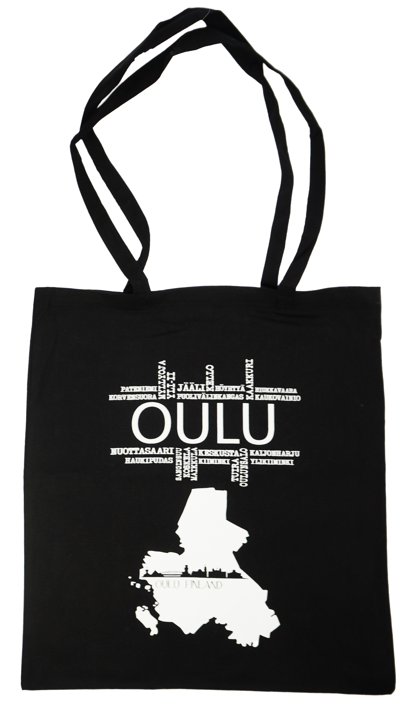 Oulu Kotiseutu Kangaskassi musta