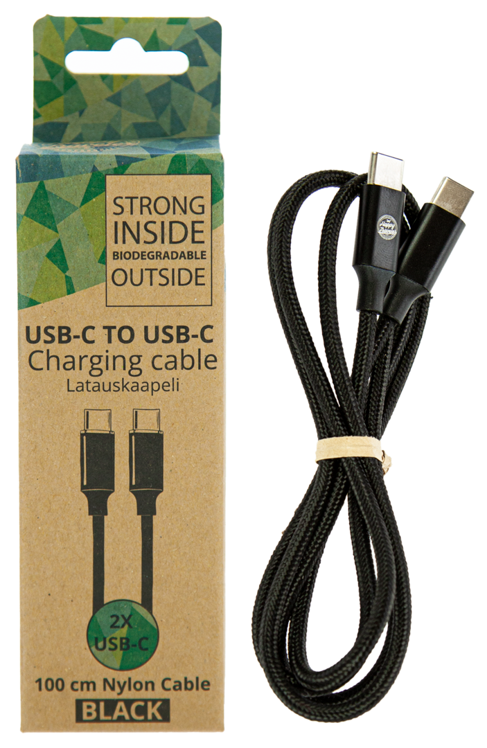 USB-C to USB-C Nylon Latauskaapeli 1,5m