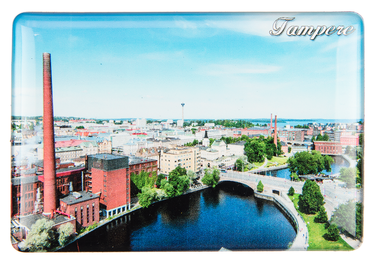 Tampere Ilmakuva Magneetti Suorakaide TAM