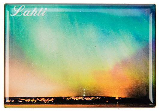 Lahti Photo Magnet Northern lights