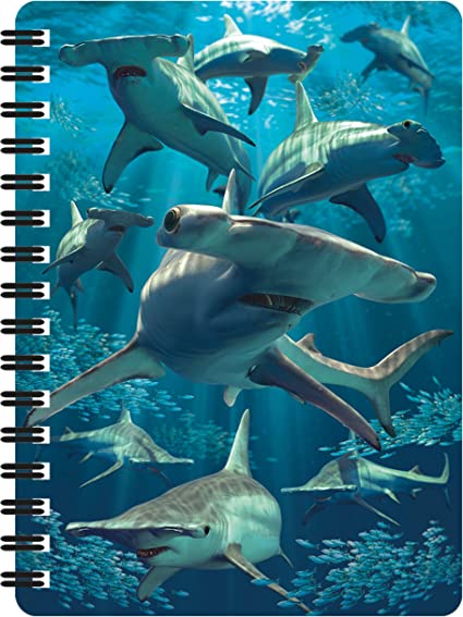 3D LiveLife Jotters - Hammerhead Shark