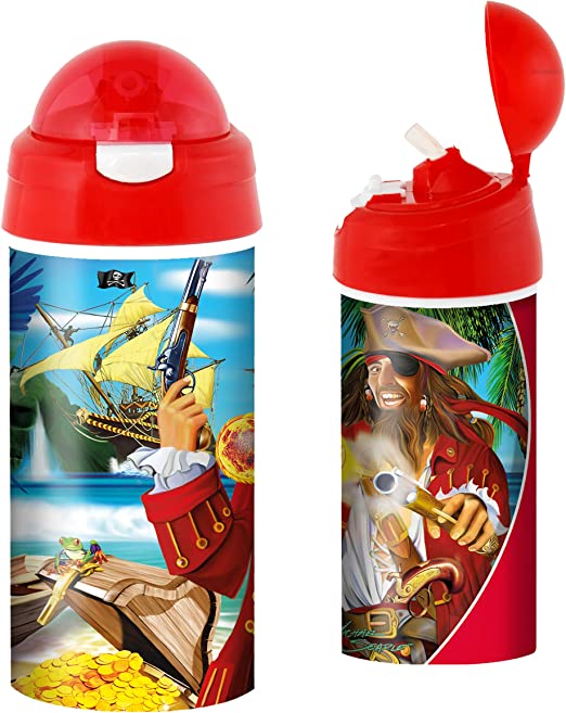 3D LiveLife Drinking Bottles - Pirate Island