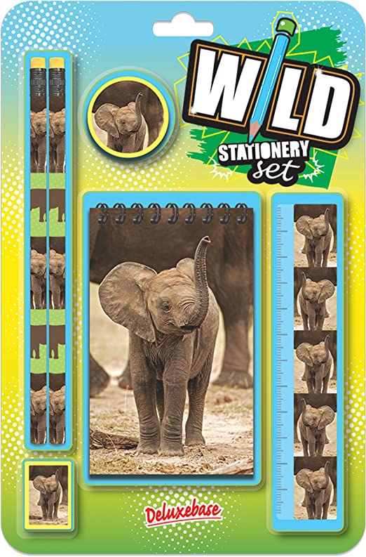 Wild Stationery Set - Elephant