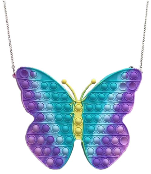 Fidget Pop It Butterfly Handbag