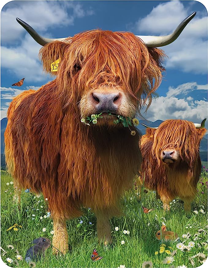 3D LiveLife Magnets - Highland Cattle