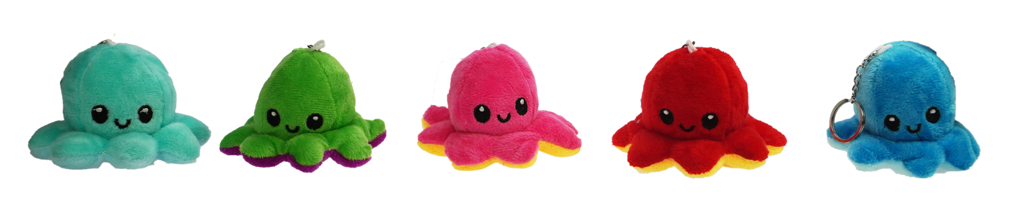 Mood Octopus Plush 10cm Plush Clip