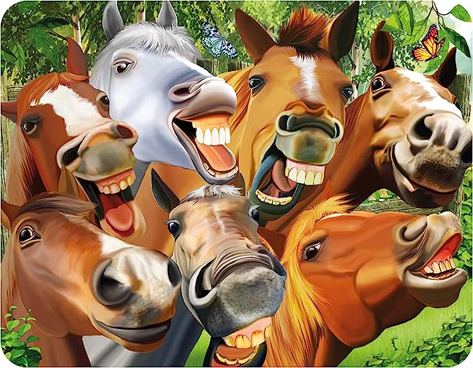 3D LiveLife Magnets - Horsing Around