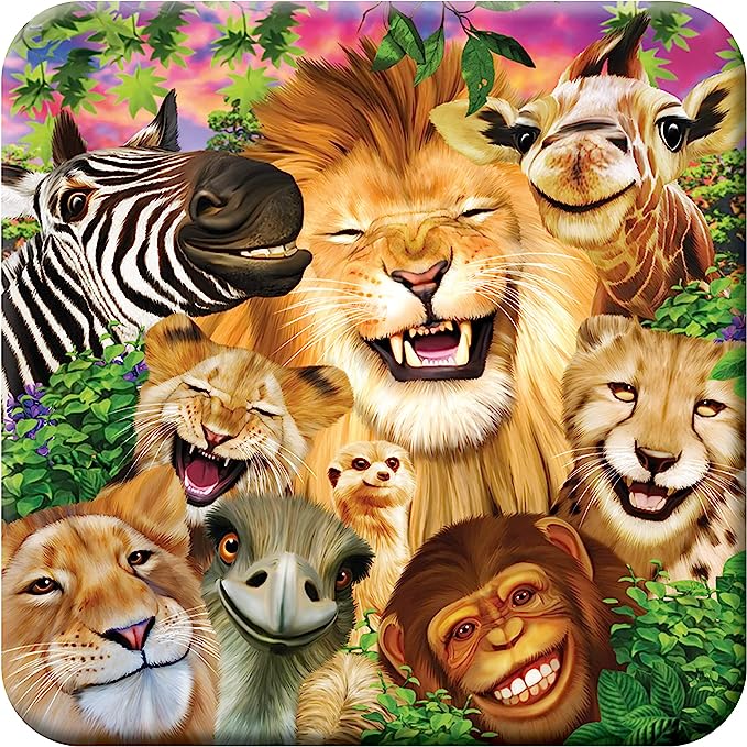 3D LiveLife Coasters - Safari Smiles