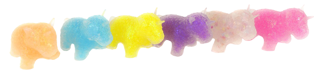 Fidget Squeezy Curly Unicorn