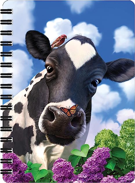 3D LiveLife Jotters - Curious Cow